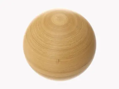 Wooden sphere Free 3D model