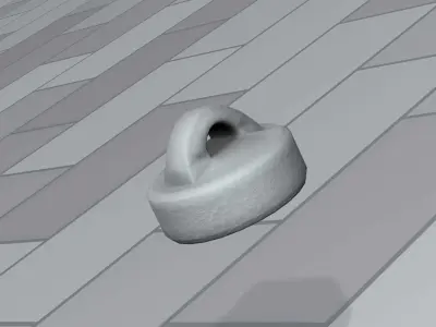 Isolator Part 1 - Object 091 Low-poly 3D model