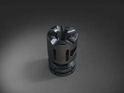 muzzle brake vol15 3D model