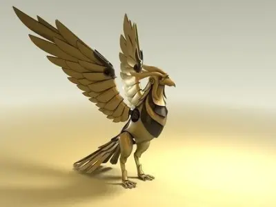 Mechanical Phoenix 3D model