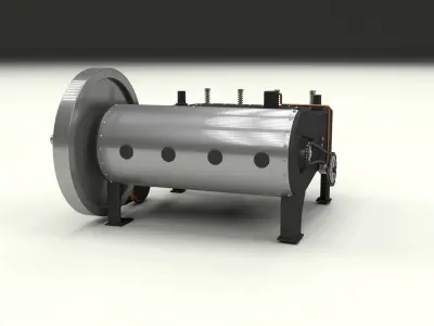 Wright Flyer Engine 3D model