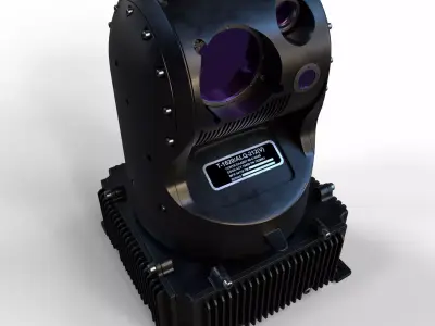 Advanced Threat Infrared Countermeasures ATIRCM System 3D model