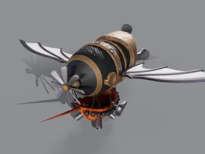 Battle blimp 3D model
