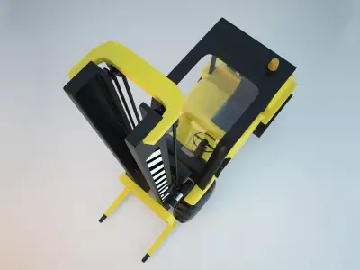 Loader Forklift 3D model
