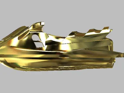 Jet Ski Pendant 3D print model
