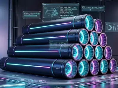 Futuristic Energy Tubes Low-poly 3D model
