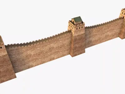Great Wall of China 3D model