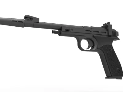 Blaster pistol CDEF from Star Wars 3D model