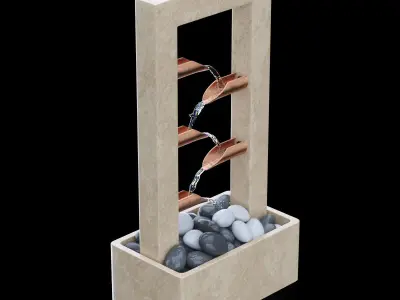 Decorative Fountain For Home and Garden 3D model