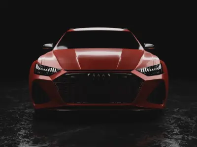 2020 Audi RS 6 Avant Free 3D model