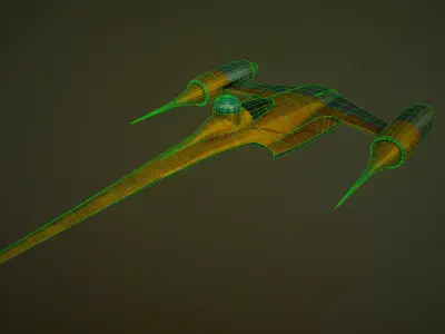 naboo n1 star wars Low-poly 3D model
