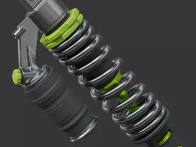 Shock Absorber 3D model