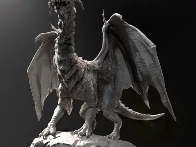 Dragon Zbrush HD 3D model