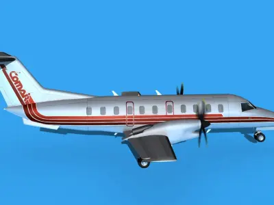 Embraer EMB120 Comair 3D model