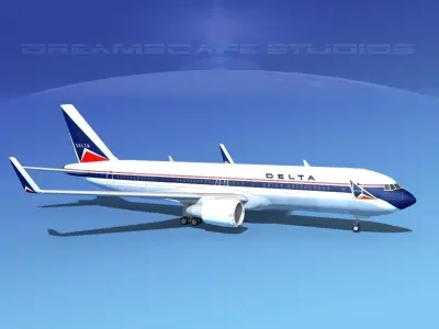 Boeing 767-300 Delta 1 3D model