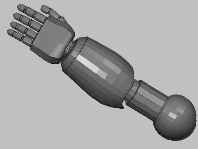 brazo izquardo 3D print model