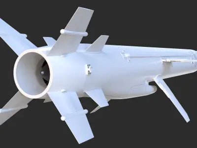 Gabriel V  Blue Spear  5G SSM 3D model