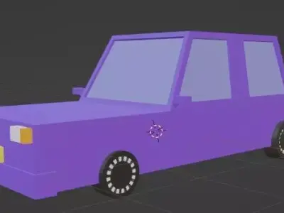 carblend Free low-poly 3D model
