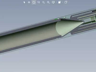 Russian avia bomb AO 25 33 and AO 25 30 submunition moulage 3D model