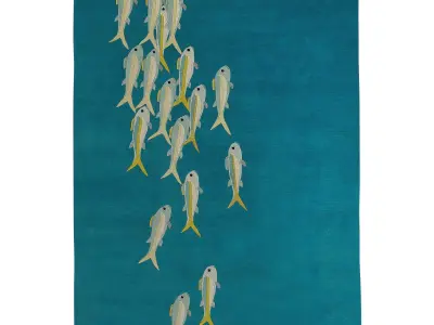 Fishes  rug 3D model