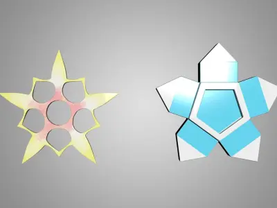 Stars 3D model