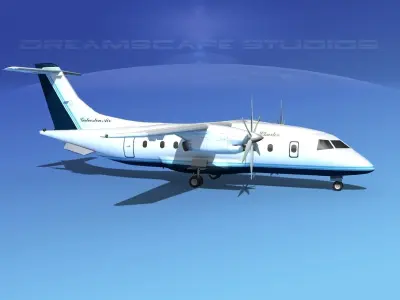 Dornier Do-328-130 Galveston Air 3D model