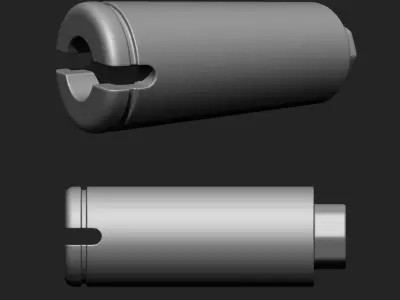 Gun Parts Suppressor IMM Brush Pack 15 in One Vol 3 3D model