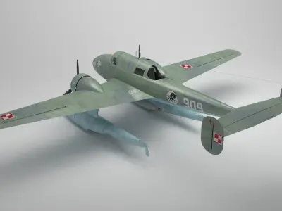 RWD-22 torpedo bomber 3D model