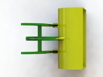 parts of digger 3D print model