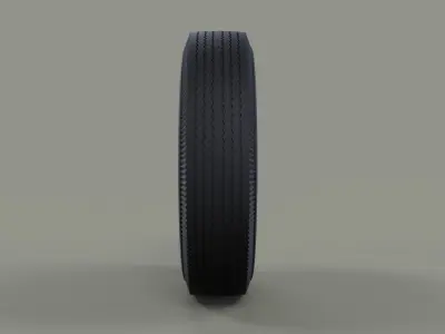 Wheel from old school Formula One 3D model