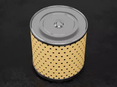 Car Filter Type O 3D model