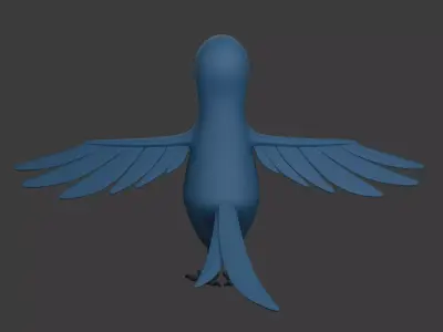 Parrot Cartoon 3D model