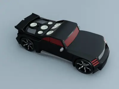 Hot Wheels Bassline 3D model