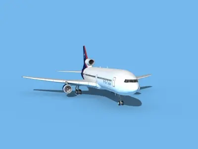 Lockheed L-1011 Air New England 3D model