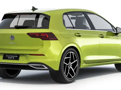 Volkswagen Golf VIII 2019 3D model