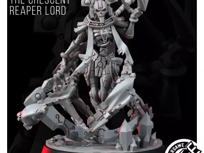 NECROCYBORG THE CRESCENT REAPER LORD 3D model