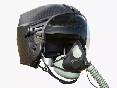 AV 2 NGFWH LIFT Airborne Pilot Helmet 3D model