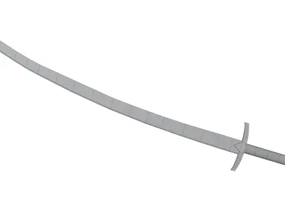 Ancient Roman Emperor Sword Low-poly 3D model