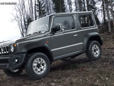 2025 Suzuki Jimny Three Door SUV Gray 3D model