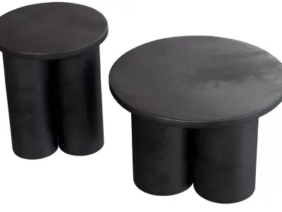 Big Foot Cafe Table Free 3D model