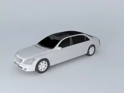 Maybach 62S 2007 Free 3D model