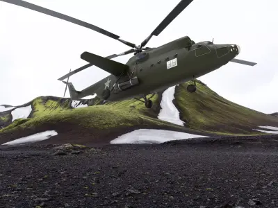 mil mi 6 hook 3D model