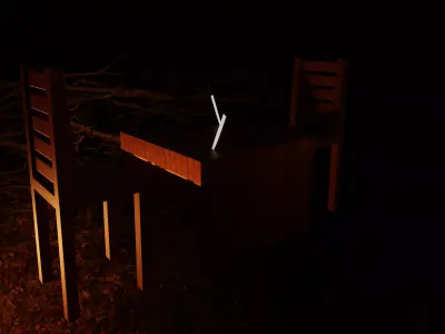 Duel daggers scene Free 3D model