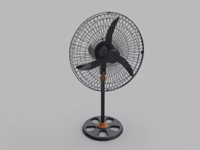 a fan Free low-poly 3D model