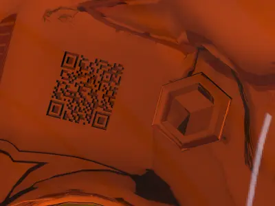 Amber T-Rex - Sculpture - FREE Free 3D model