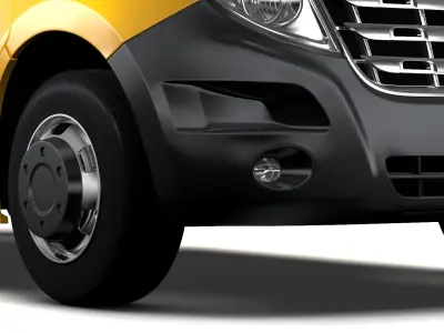 Renault Master L1H2 Van 2010 3D model