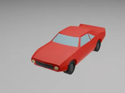 Low Poly Car Pack - 10 Unique Models for Your Projects Free low-poly 3D model