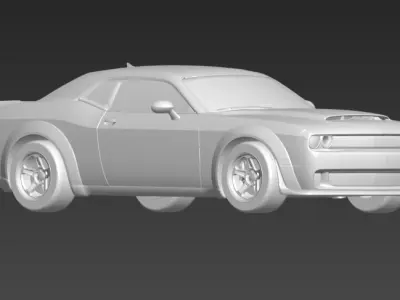dodge challenger 3D model