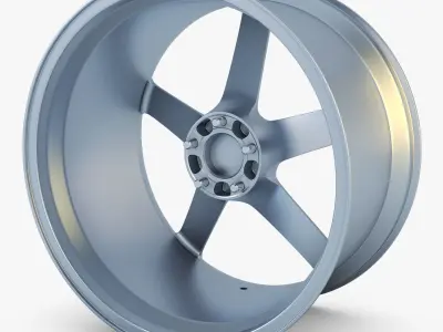 Vossen VPS-303 19 wheel silver 3D model