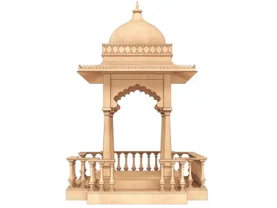 Domed canopie 3D model